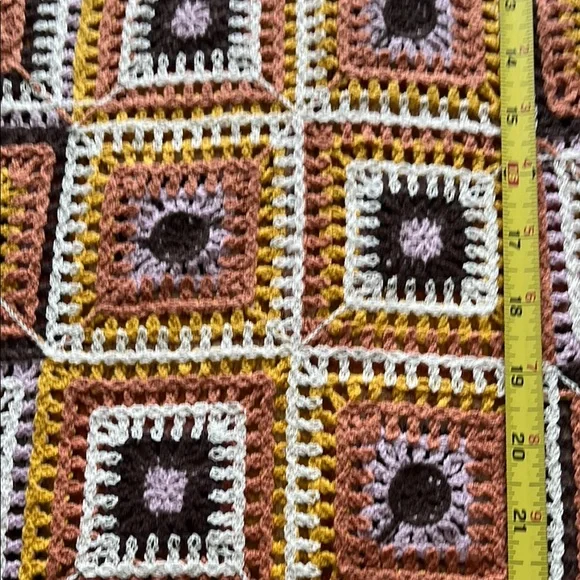 Multicolor Crochet Pattern Dress - Picture 5 of 6